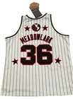 Nwt Harlem Globetrotters Basketball Jersey Rings   Crwns Meadowlark Lemon 2xl