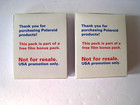 2 Vtg Sealed Unopened Promotional Nos Polaroid 600 Instant Film Usa 10 Photos