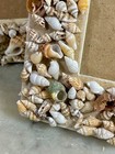 Seashell Shell Picture Frame Beach Bungalow Cottage Style Sailor Art  Set Of 3