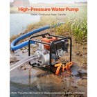 Gas Water Pump 2  142 Gpm 7hp Semi Trash Transfer Pump With Hose
