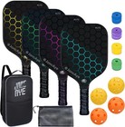 Pickleball Paddles Set Of 4 Or 2  Usapa Approved Fiberglass Rackets With Outd   
