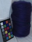 Deep Blue Purple Romney Wool Roving Spin Felting Fiber Arts Weaving Knit Crochet