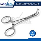 8 Pcs Backhaus Towel Clamp 5 25  Surgical Veterinary Instruments German Grade