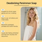 1 5pcs Swarva Persimmon Soap Bar Body Odor Control Deodorant Soap For Men women