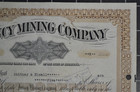 Quincy Mining Company - Stock Certificate - Issued 1907 - Degood  quinmc-9