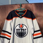 Nwt Men s Size 52 L Adidas Nhl Edmonton Oilers Away White Hockey Jersey