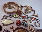 Collection Lot Great Variety Older Vintage And Antique Repair Jewelry - D5
