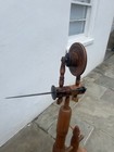 Vintage Antique Wooden Spinning Wheel Displayable 