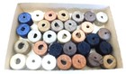 31 Vintage Spools Of Darning  mending Cotton