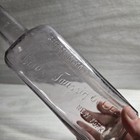 Louis Taussig Square Whiskey Bottle - San Francisco   New York