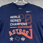 Houston Astros Shirt Mens Xl Blue Mlb Baseball Nike 2017 World Series Champions
