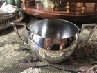 Vintage Oneida Silver-plated Creamer And Sugar Bowl