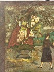 Mexican Antque Exvoto  Retablo  Painting On Tin  Christian Painting 