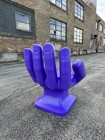 Iris Purple Left Hand Shaped Chair 32  Adult 70s Retro Icarly New