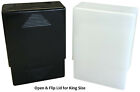 3 Pack Black Crush-proof Plastic 2 Piece Cigarette Case For King   100s - 3203