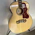 Solid Spruce Top J200 Acoustic Guitar Natural Gloss Finish External 301eq Pickup