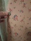 Vintage 1930s 40s Floral Cotton Shirred Bias Cut Nightgown Dress Mint Size 34