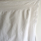 Ralph Lauren Bedding Euro Sham White With Lace Border One Sham Fine Cotton
