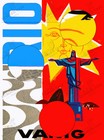 1960 Rio De Janeiro Brazil Varig Travel Poster Art Print Retro Wall Decor