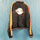 Harley Davidson Wisconsin Embroidered Varsity Style Women s Jacket Size M