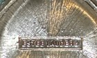 Vintage Estee Lauder Goldtone Youth Dew Engraved Heart Compact For Solid Perfume