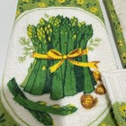 Vintage Hedaya Bros  Kitchen Towel Set  Hand Towel  Dish Rag And Oven Mitt 1978