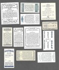 Lot Of 12 Vintage Bloodhound Cigarette Cards Tobacco Tea Swap Trading Dogs