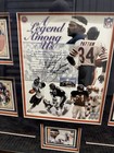 Walter Payton Signed And Framed    sweetness    Wall Art  Includes Set Of 9 Cards 