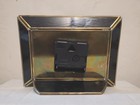 Vtg Gold Foil Clock Framed World Map Nova Totivs Terrarvm Orbis Geographica New