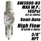 3 8  Npt Air Filter Pressure Regulator Combo Water Separator For Air Compressor
