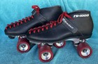 Riedell Rs-1000 Black Quad Roller Skates Size 11