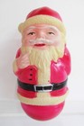Vintage Christmas Decoration Prewar Celluloid Santa Roy Poly Toy Japan C1930s