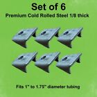 Roll Cage Trick Tabs-heavy Duty Set Of  6 -3 8 Inch Hole-rock Crawler  Rzr  1 8