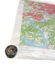 Vintage 1966 Knoxville Quadrangle Tennessee Sheet Map 22   x27    Usa