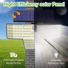 Solar Power Motion Sensor 448 Led Wall Light Security Outdoor Garden Flood Lamp