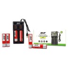 For Flashlight Torch Rechargeable 6 Pcs 3000mah 3 7v Lithium Batteries   Charger