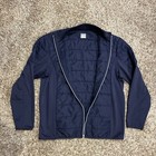 Callaway Quilted  Full Zip Jacket Men   s Large Soft Shell Navy Blue Golf