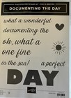   scrapbook Combo   stampin  Up  New Documenting The Day Stamp garden Walk Dsp