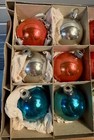 Vintage Christmas Glass Ornaments- Made In The Usa-awesome Colors