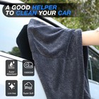 Water Absorbing Car Wash Microfiber Drying Towel Twisted Loop 24 X 36  1500gsm
