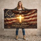 Usa 250th Anniversary Flag 3x5 Ft 1776-2026 Semiquincentennial America Banner