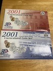 2001 P d Mint Set Brilliant Uncirculated Us With Envelopes   Coas  20 Coin Set 