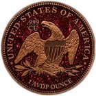 Presale 1 Oz  999 Fine Copper Round 1838 Capped Bust Dual Sided Diamond Dust 