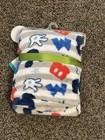 Disney Baby Mickey Mouse Blanket Stars Stripe Plush New Gray Blue Red Glove