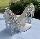 Bridal Wedding Rhinestone Shoe Clips