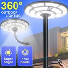 11000w Commercial Super Bright 360   Led Solar Street Light Outdoor Dusk To Dawn