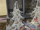 Pottery Barn-s 3-glass Tree Place Card Holders-20 Place Cards-hand Crafted-read