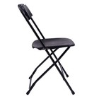 Lot 50 Commercial Steel Frame Plastic Folding Chairs Stackable Picnic Party Home