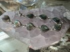 Sterling Silver Abalone Shell Bracelet  Vintage Stamped Icm Made In Mexico 925