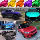 Full Car Wrap Metal Satin Matte Metal Chrome Vinyl Decal Sticker Pvc Flexible Us